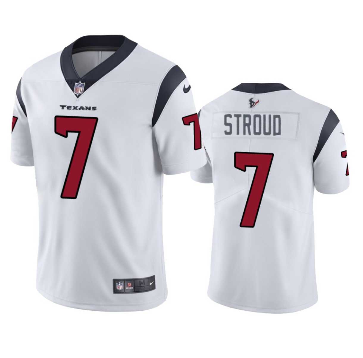Men & Women & Youth Houston Texans #7 C.J. Stroud White Vapor Untouchable Stitched Football Jersey